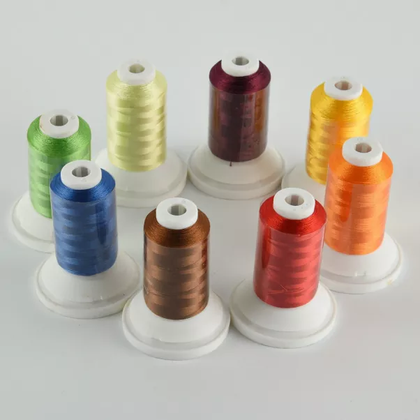 Muti Rəngli 150d2 Viskoza Rayon Nakış İpi